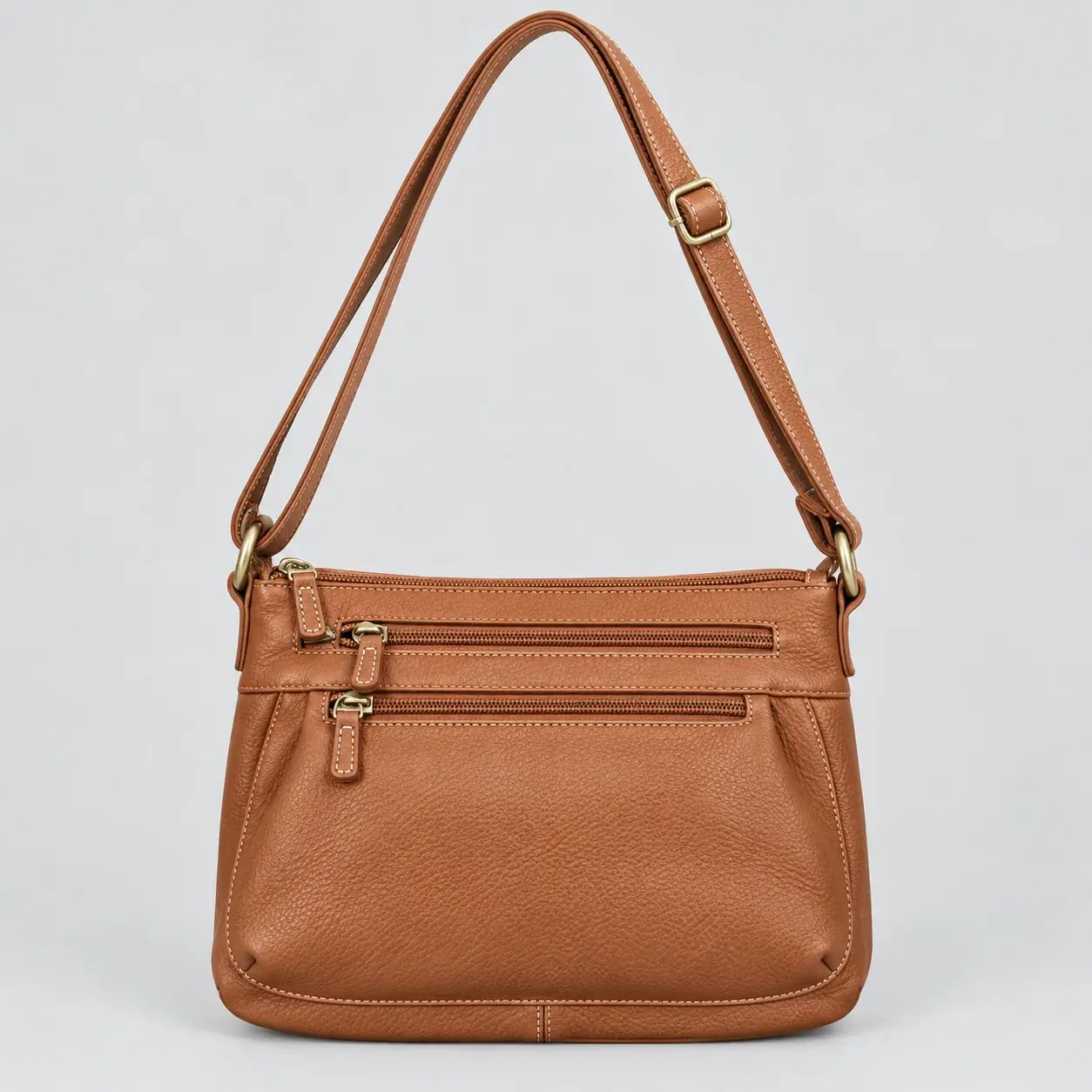 B8L Crossbody Shoulder สีน้ำตาล